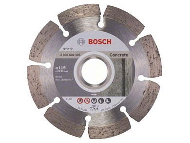 Алмазный круг Standard for Concrete 115x22,23 мм BOSCH (2608602196)