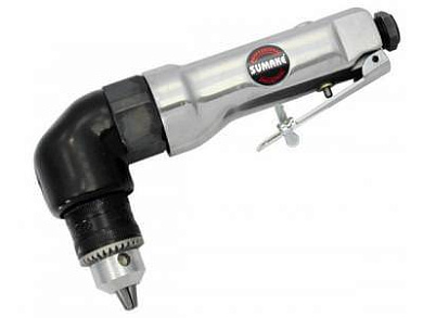 Пневмодрель угловая, 2200 об/мин, с зажимным патроном, Sumake ST-4435