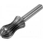 Шарошка металлическая грушевидная 13x25x55 мм для обработки металла H-D HD-61717