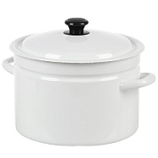 Кастрюля цил.борт. 9 л, белая Без декора Керченский металлургический завод 41804-212-У2БД