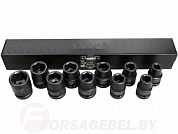 Набор ударных головок 1/2'' 10-22 мм L39 мм СrMo 10 пр. Yato YT-1025