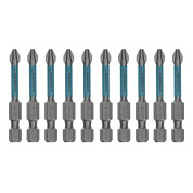 Набор бит торсионных PH2x50 мм, для ударных шуруповертов, отрывн., 10 шт Gross 114093