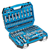 Набор инструментов 1/2"&1/4" 112 пр, 6-гр,. CrV Hoegert HT1R432