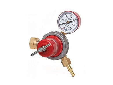 Редуктор пропановый БПО-5-4, давл. 2,5/0,3 МПа, 5м3/ч, ф9 мм в коробке РЕДИУС 012041