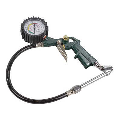 Пистолет для подкачки шин с аналоговым манометром и шлангом, 0-16Bar RockForce RF-TG04