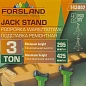 Подставка ремонтная 3 т, 295-425 мм, к-т2 шт. Forsland Forsland-T43002