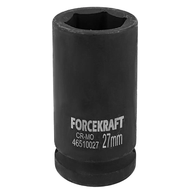 Головка ударная глубокая 27 мм 6-гр 3/4'' ForceKraft FK-46510027