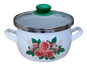 Кастрюля 3,0л (сфера) "Нежность" Сантэкс 1-2430112(Бл)(Н)