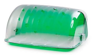 Хлебница Санти (зеленый полупрозрачный) BEROSSI ИК 03111000