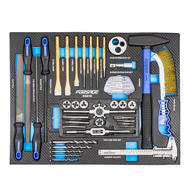 Набор инструментов в ложементе 41 пр. Forsage F-K5416