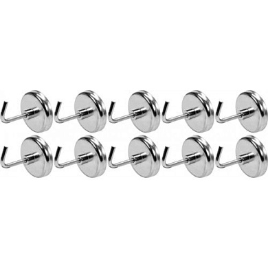 Набор магнитных крючков 10 пр. Yato YT-08690