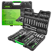 Набор инструментов 1/4''&1/2'' 6-гр 179 пр. JBM 54035