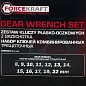 Набор ключей комбинированных трещоточных 8-22 мм 12 пр ForceKraft FK-10337