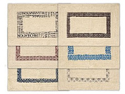 Коврик хлопковый "Орнамент", 50х80 см, ВОРТЕКС 20201