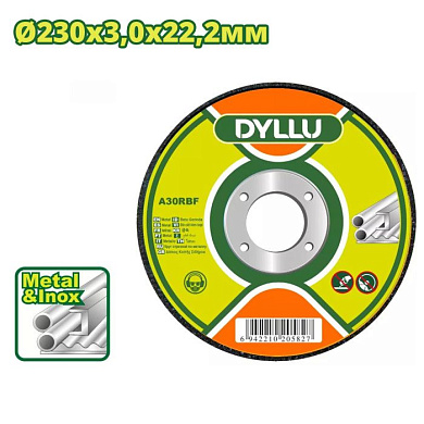 Круг отрезной 230x3,0х22,2 мм по металлу DYLLU DTAC1392