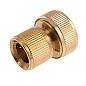 Соединитель латунный, быстросъемный для шланга 3/4 Palisad 66260