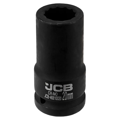 Головка ударная глубокая 3/4'' 20 мм 12-гр JCB JCB-46810020
