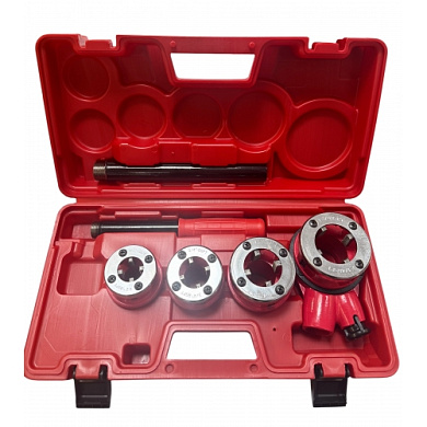 Набор трубных клуппов 1/2" - 1 1/4" с трещоткой 5 пр, H-D HD-2902