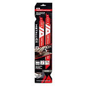 Пилки сабельные METALLICA Ultra S1122VF 225/200мм шаг 1,8/2,6мм, BiM Vario, универсальная 2шт