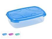 Контейнер пласт. прямоуг. 3 л, с крышкой, Frigo Plus, цвета в ассортименте DRINA 10319