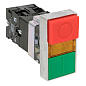 Кнопка LAY5-BW8465 "I-O" прямоугольная 230В NO+NC EKF PROxima pbn-bw8465