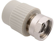 Муфта ПП с накидной гайкой 20x3/4" сер. FV Plast AA223020034