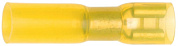 Разъем гнездовой плоский с термоусадкой 6,3х0,8 (4,0-6,0 кв. мм), жёлтый WUMAX 1555512400
