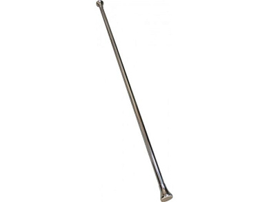 Карниз в ванную для шторки, раздвижной, сталь, хром Savol SK-1426A