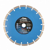 Диск алмазный, сегментный 180х22,2 мм, сухая резка Барс 73064