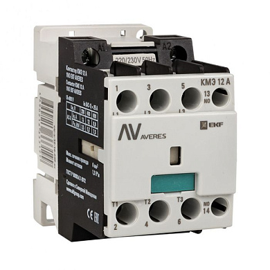 Контактор КМЭ 12А 1NC 230В АС EKF AVERES ctr-s-12-01-230-av