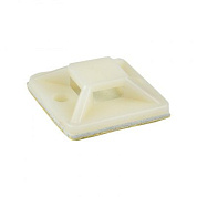 Площадка самоклеящаяся (25х25мм,) белая (20шт,) EKF PROxima plc-25x25-r