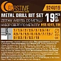 Набор сверл по металлу 19 пр, 1-10 мм FORSTIME FT-924U19