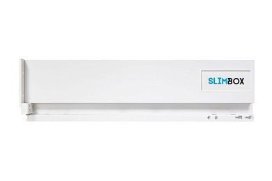 Боковина AKS L-400 белый средний H=128 левая+правая SLIMBOX 57607