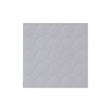 Заглушка самоприлипающая к эксцентрику кашемир серый (20063) (лист-28шт.) FOLMAG 59743