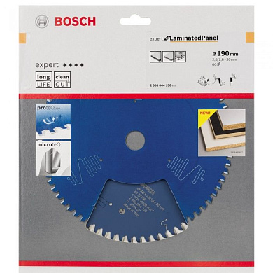 Пильный диск Expert for Laminated Panel 190х30 мм Z60 BOSCH 2608644130