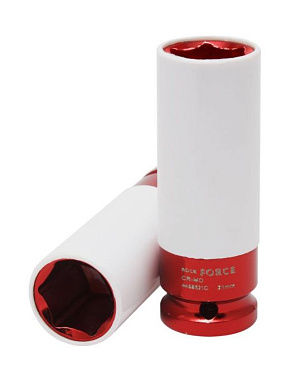 Головка глубокая для литых дисков с защитным кожухом 21 мм 1/2'' RockForce RF-4458521C