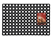 Коврик придверный ячеистый, грязесобрный, 40х60х1,2 см, черный, ВОРТЕКС 20096