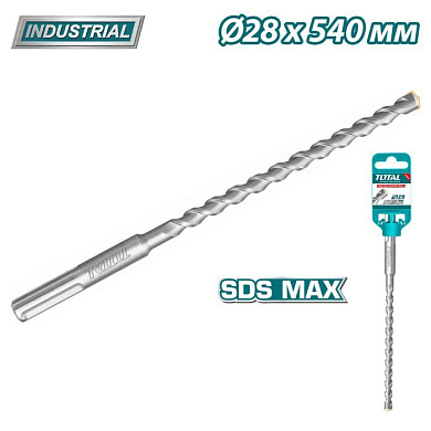 Бур SDS-MAX 28x540 мм TOTAL TAC322808