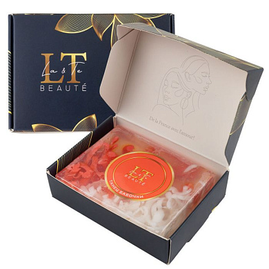 Мыло твердое ручной работы с добавлением эфирных масел ''Танец бабочки'' La and Te beaute LT-6266(+ уп)