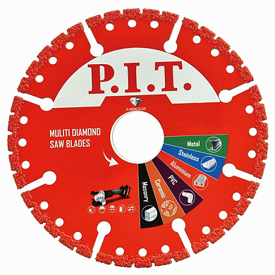 Диск алмазный сегментный по металлу 125x22,2x2,2 мм PIT ACTW11-0125