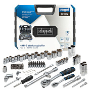 Набор инструментов 1/4''&1/2'', 94 пр. 6-гр Scheppach Sch-4941-5
