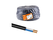 Кабель ВВГнг, А-LSLTx 2х6 ок, N-0,66 ГОСТ, 100м, черный TDM SQ0117-0232