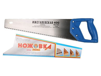 Ножовка по дер. 400 мм зуб 5 мм ЛЮКС Ижсталь 10067