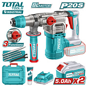 Перфоратор аккумуляторный TOTAL TRHLI202885