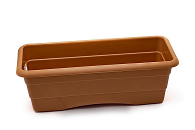 Ящик балконный №1, l=400 h=140, карамель Гарденпласт 80007