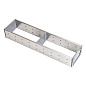 Комплект разделителей L550 универсальный металлический Organizer нержавеющая сталь (523*106*65) AKS 64594