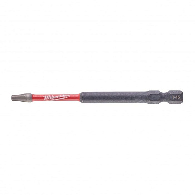 Бита ударная для шуроповерта Shockwave Torx T15, 90 мм. 1 шт. Milwaukee 4932471571