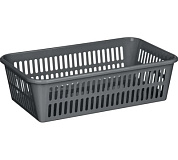 Корзинка универсальная "Air" 250×150×70 мм, серый Профит Хаус 231300835/00