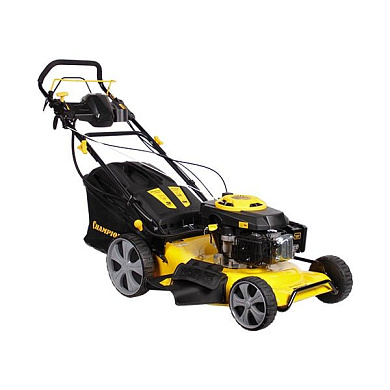 Газонокосилка, 4,4кВт., привод,травосбор. 70л., шир.захвата 530мм,25-75мм, 4 в 1. эл.стартер Champion LM5346E