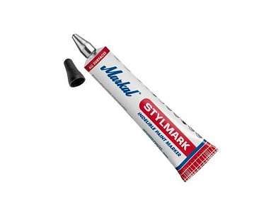 Маркер промышл. перманентный с шариковым наконечником STYLMARK черный, толщ. линии 3 мм MARKAL 96655